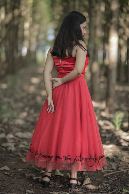Bridget corset top and skirt