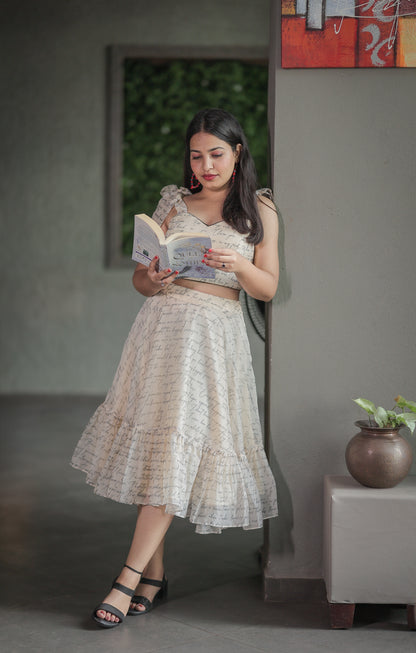 Isabella corset top & skirt