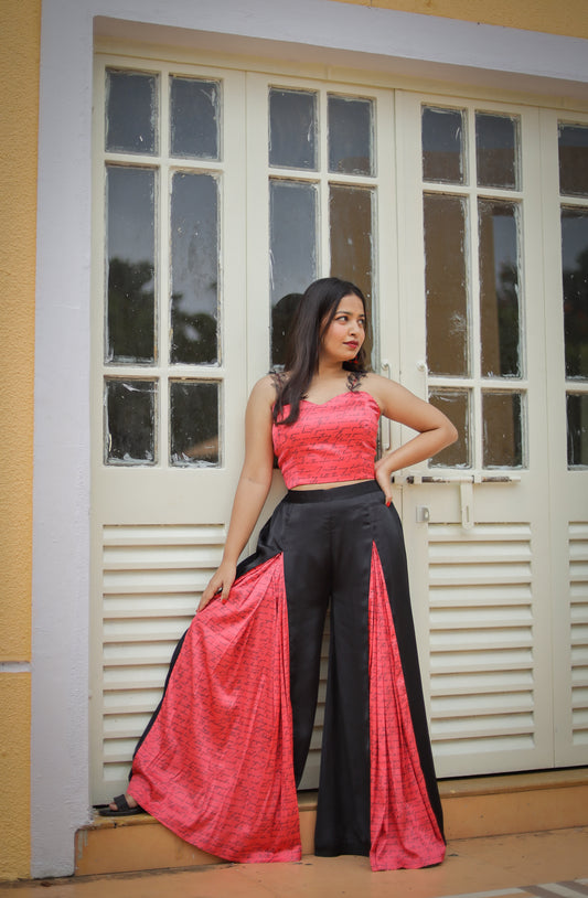 Stella corset top and trouser.