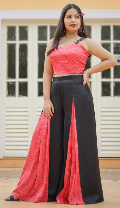 Stella corset top and trouser.